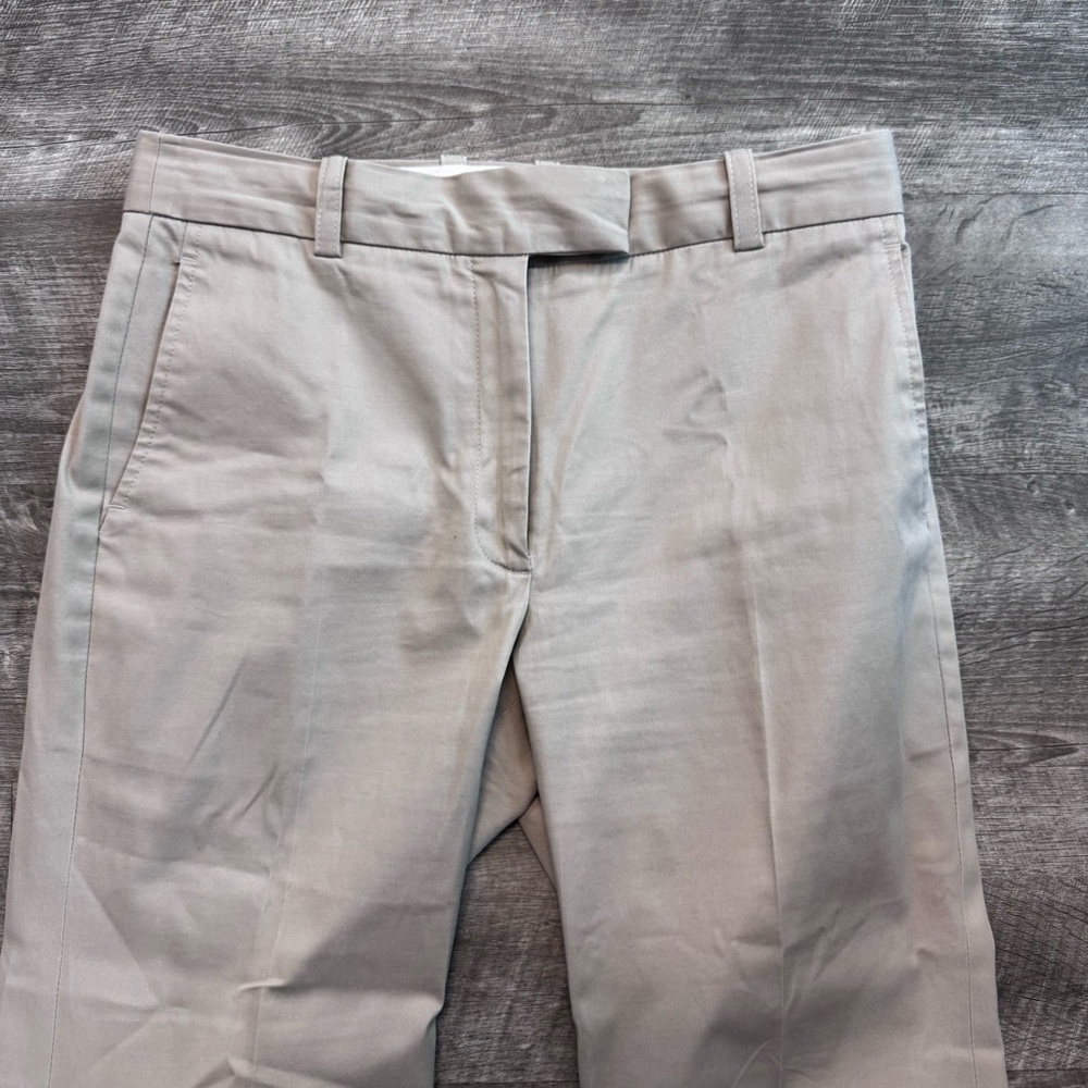 Babaton Aritzia Tailored Ankle Light Beige Straight Leg Trouser Pant Womens Sz 8 - Picture 3 of 8